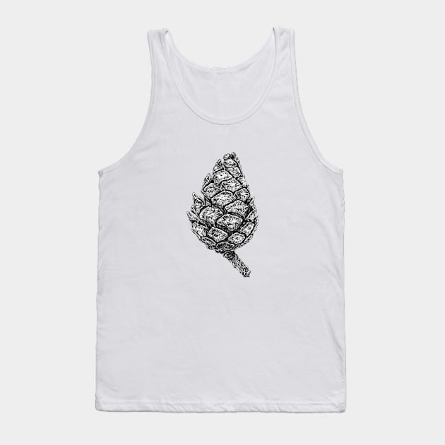 Pine cone Tank Top by aleksandra_kabakova